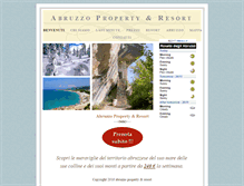 Tablet Screenshot of abruzzo-resort.com